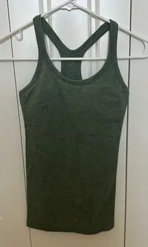 Lululemon Athletica Forest Green Tank Top