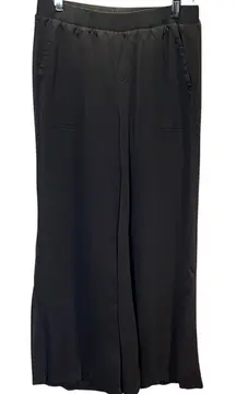 Splendid Women’s Gray Viscose Wide Leg Cropped Pull On Pants Size XS