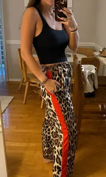 Amazon Cheetah Print Track Pants