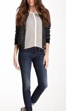 J Brand Classic Daily Skinny Leg League Stretch Jeans Size 27 Indigo Blue