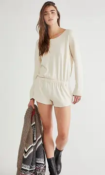 Free People open back romper playsuit XS NEW