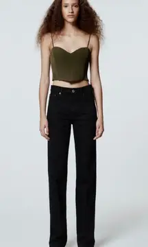 ZARA Bustier Crop Top