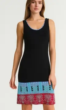 Custo Barcelona Kate sleeveless knit aztec dress