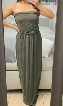 Lulus Olive Green Maxi Dress