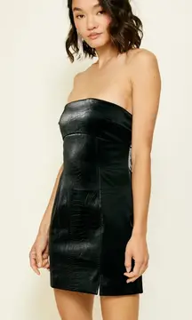 Line & Dot Midnight Strapless Dress