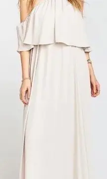 Rebecca Ruffle Maxi Dress M