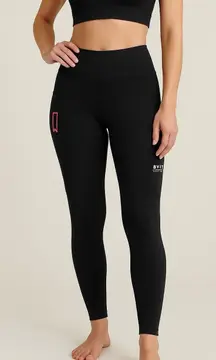 BYLT Women's Leggings Size XS Black Pink Essential Performance EUC