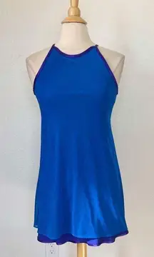 Vintage 90’s Blue Reversible Cocktail Dress