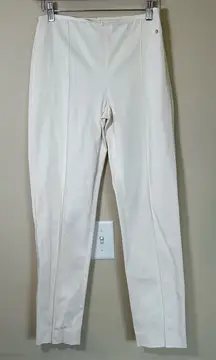 Max Mara Women's‎ Pointe Trousers Small White Cream