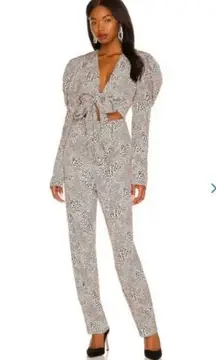 Animal Print Jumpsuit 