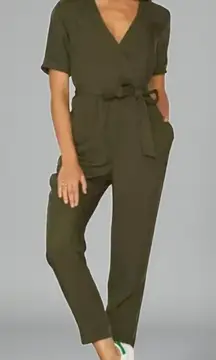 French Connection Trooper Tencel Olive Jumpsuit 8