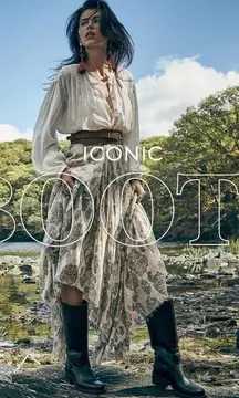 Vintage Frye 8405 Campus 12D Brown Leather Tall Riding Boots Western Women's 13