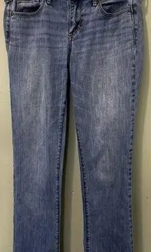 Abercrombie & Fitch Women The A & F Skinny Boot Cut Jeans Sz 4R 27x33 Med Rise​​