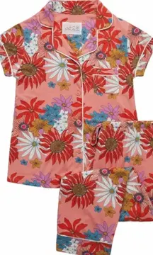 The Cat's Pajamas Here Comes the Sun Pima Knit Capri Size Small