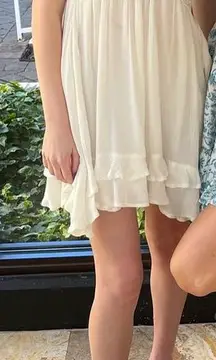 white dress