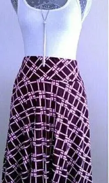 New York & Company Chain Link Print Knit Skirt - Size XS - NWT