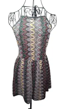 NWOT ASOS Vibrant Zigzag Pattern JUMPSUIT