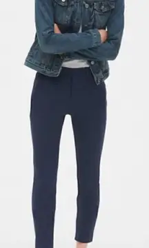 #114 GAP Stretch Navy Cropped Pants