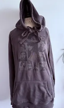 Taylor Swift The Eras USA Tour Hoodie Sweater 2-Sided Gray XL Official Merch‎