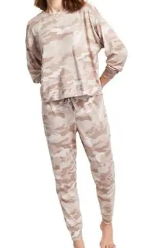 New Jenni 2pc Camo jogger Sweatshirt Pajama Set Loungewear pajamas Size XS