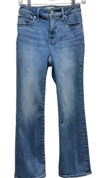 Madewell Curvy Kick Out‎ Jeans Women Sz 27 Blue Stretch Flare Boot Denim