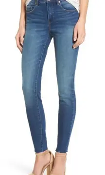 Blank NYC The Great Jones-high-rise raw hem skinny jeans-size 29