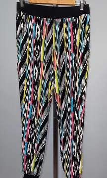 Eye Candy 90s pattern joggers pants woman’s size large