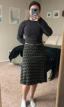 Max Studio Patterned Skirt