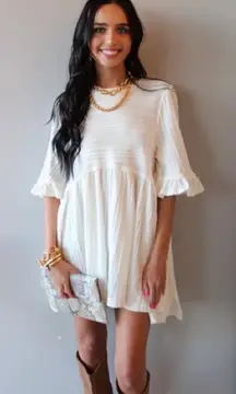 FREE PEOPLE Take a Spin Babydoll Tunic Dress size medium