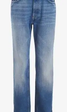 SER.O.YA Maggie Mid Rise Vintage Straight Organic Cotton Jeans Made‎ in Italy