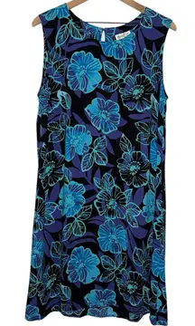 Floral Beaded‎ Fairy Boho Knee Length Sleeveless Dress