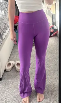 Lululemon Groove Flare Pants High-Rise Purple