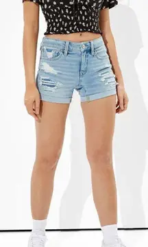 American Eagle Mom Jean Denim Shorts