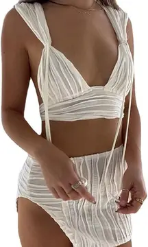 White Two Piece Gameday Set