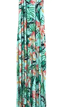 MinkPink Women’s Sunshine Coast Light Blue Floral Print High-Low‎ Dress Sz Small