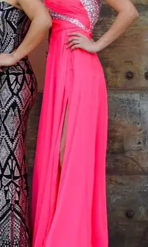 Hot Pink Prom Dress