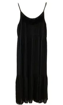 Robbie Bee Signature by  Womens Plus Size 14 Black Gauze Cocktail Maxi Dress