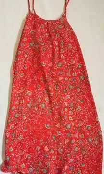 French Grey womens red floral dress