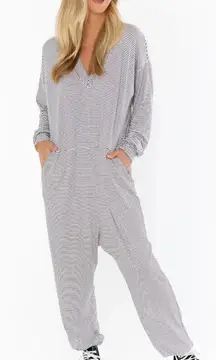 Show Me Your Mumu Jules‎ Jumpsuit Stripe by the Sea Size Medium