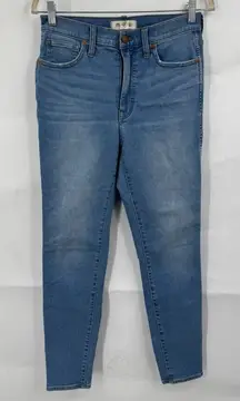 Madewell Women's Jeans 10" High-Rise Skinny Women‎ 28 Blue Medium Wash Stretch