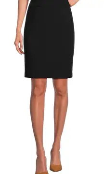 Calvin Klein Black Pencil Straight‎ Stretch Skirt Size 6