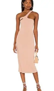 NWOT LNA Revolve Etten Rib Dress in Olive Green Size XL