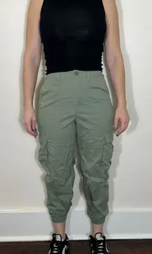 Abercrombie and Fitch Green Joggers Size Small