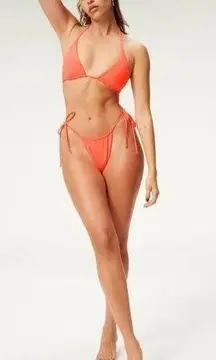 Good American Always Fit Tiny Ties Bikini Bottom