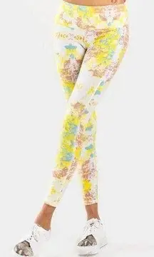 Yellow Tie Dye Leggings