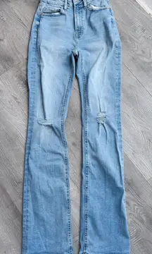 Curvy Skinny Boot Wide Leg Jean