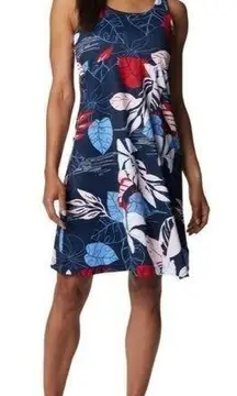 Columbia NEW  Freezer III Collegiate Navy Tropamix Floral Athletic Dress