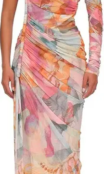 Andrea Iyamah Zuli Mesh Midi Dress size medium