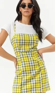 Forever 21 🌸(3/$20) clueless yellow plaid mini dress