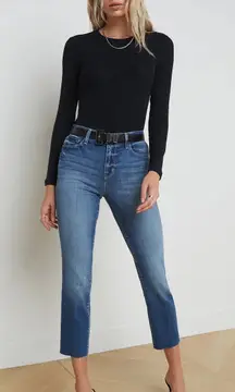 L'AGENCE Sada Slim Leg Cropped Jean Size 29 in Cambridge Quiet Luxury $285 MSRP